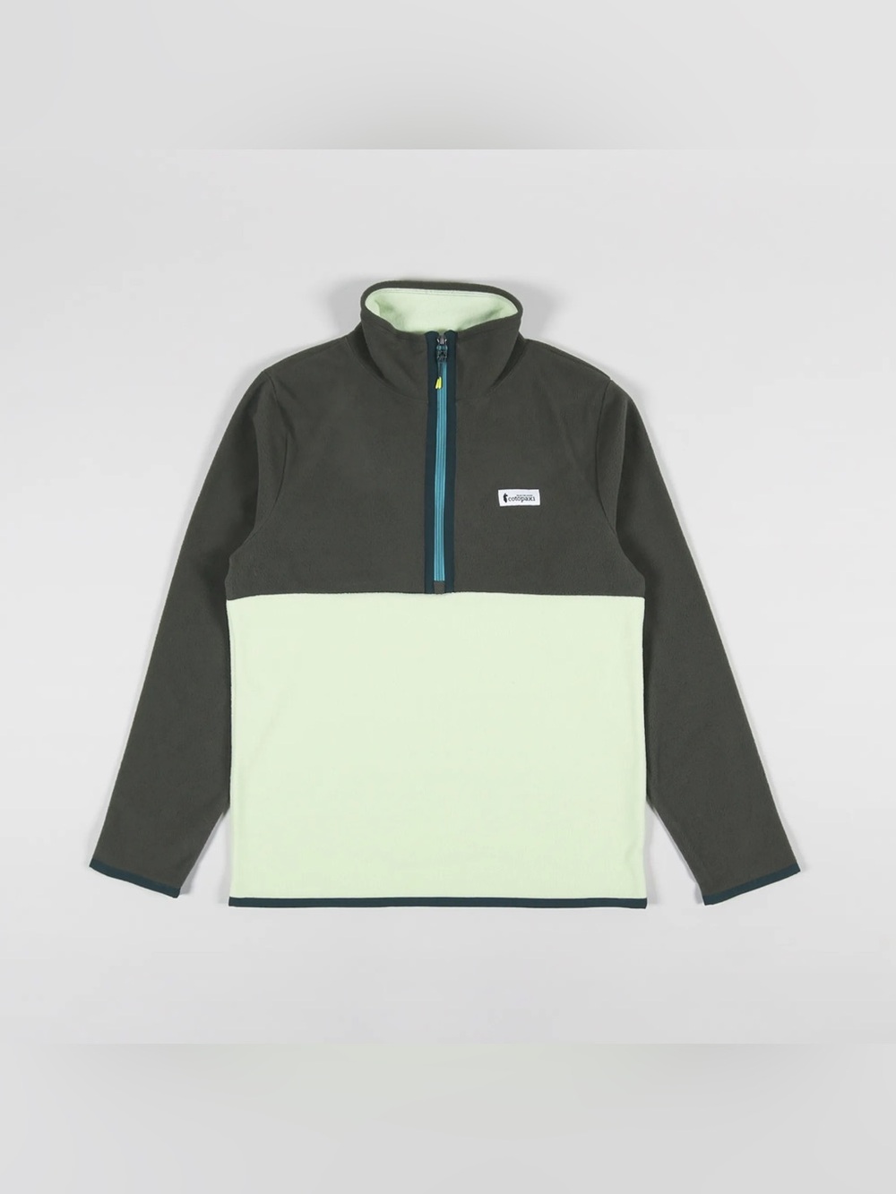 Cotopaxi Amado Half Zip Fleece Pullover Lightweight Jacket in Iron/Lichen sz XXL